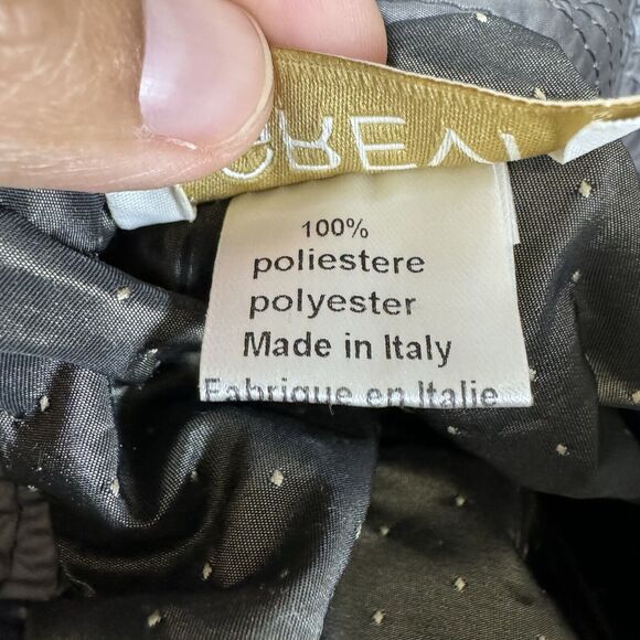 Grevi Bucket Hat, Sun Hat Gray With Blue Hearts Made in Italy XS-S - Picture 9 of 10